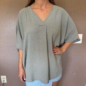JODIFL Sage Green Tunic Tee